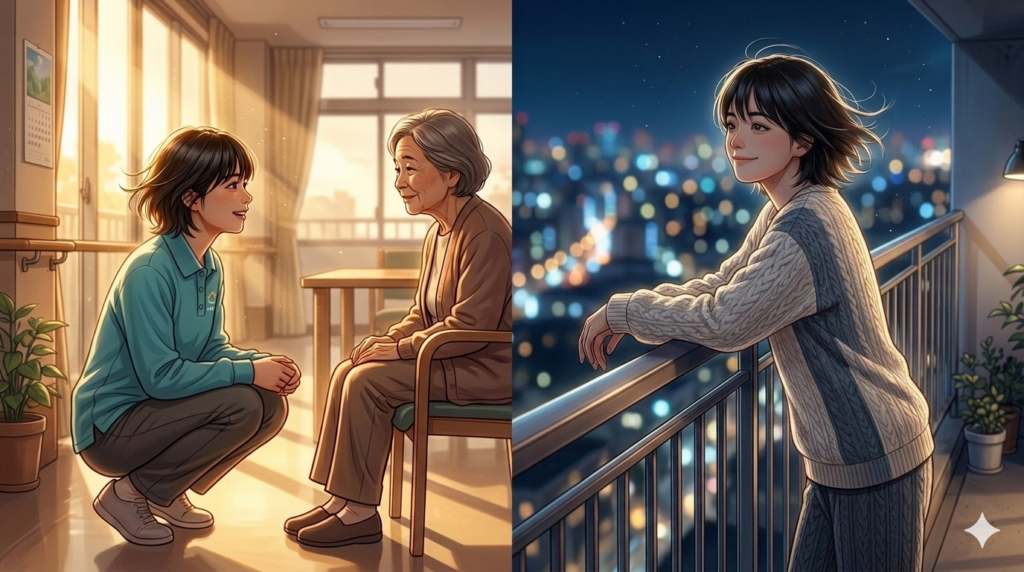 映画・あんのこと のイメージ図。杏がいたるべきだった未来。