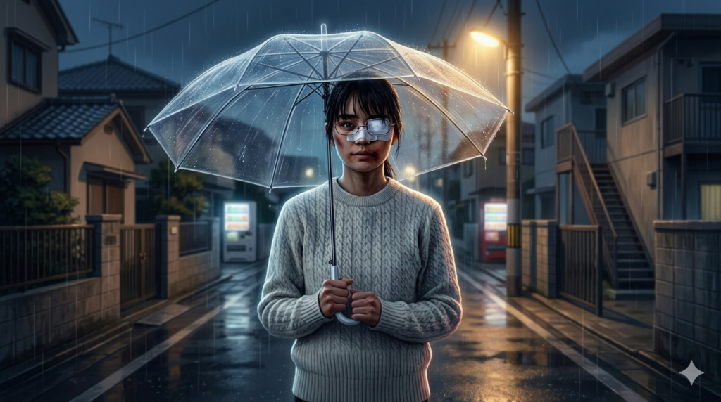 映画・先生の白い嘘 のイメージ図。全てを受け入れ、乗り越えた美鈴。
